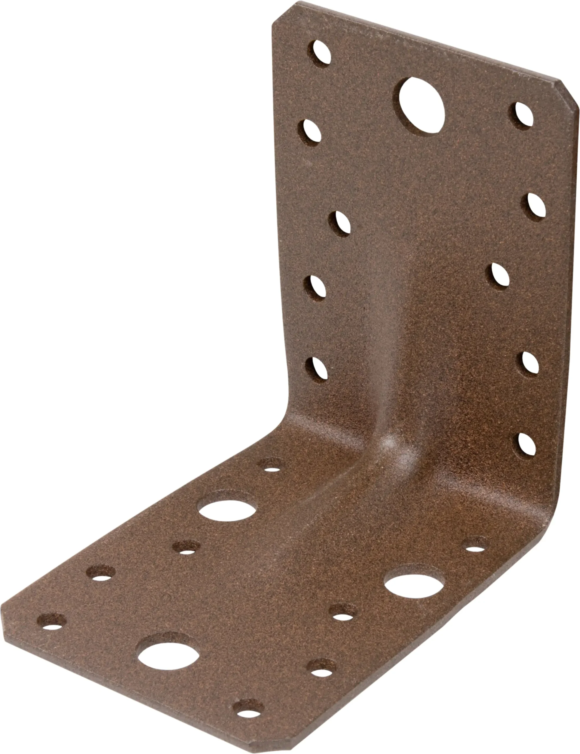 Alberts Duravis Schwerlast-Winkelverbinder mit Sicke rostbraun 90 x 65 mm