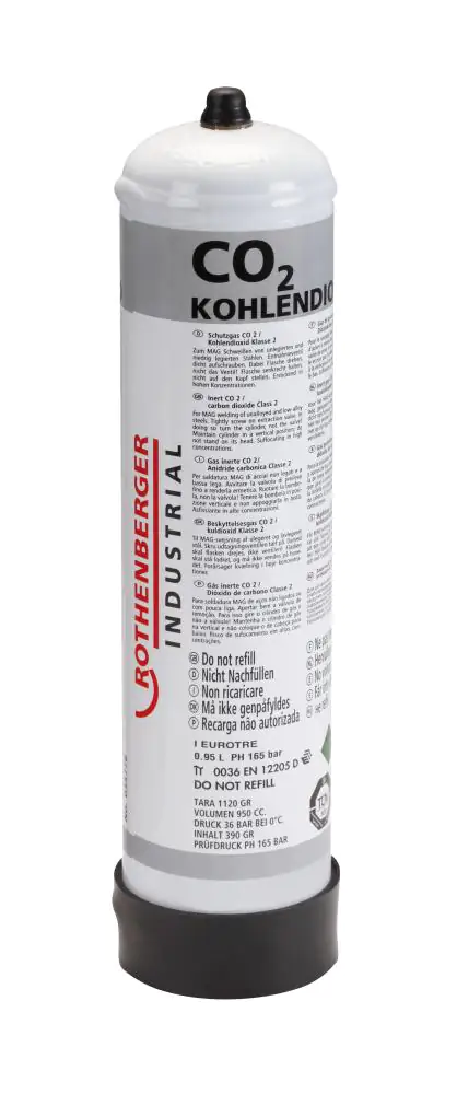 Rothenberger Kohlendioxid Co2 Einwegflasche 930 ml