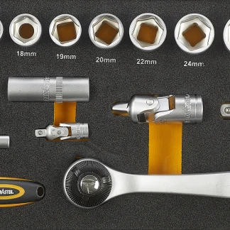 Primaster Mechaniker-Steckschlüssel-Set ST27 27-teilig 1/4" & 1/2"