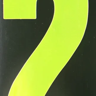 Conacord Reflektierende Klebezahl 2 gelb 170 mm "2"