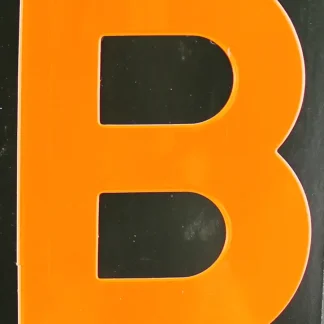 Conacord Reflektierender Klebebuchstabe B orange "B"