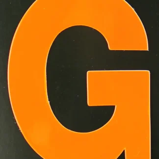 Conacord Reflektierender Klebebuchstabe G orange "G"