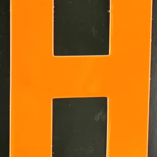 Conacord Reflektierender Klebebuchstabe H orange "H"