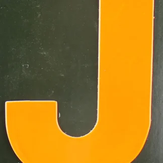 Conacord Reflektierender Klebebuchstabe J orange "J"