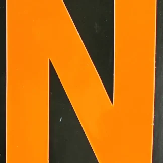Conacord Reflektierender Klebebuchstabe N orange "N"