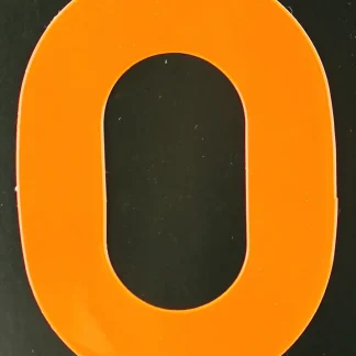 Conacord Reflektierender Klebebuchstabe O orange "O"