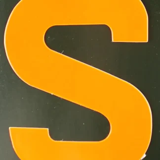 Conacord Reflektierender Klebebuchstabe S orange "S"