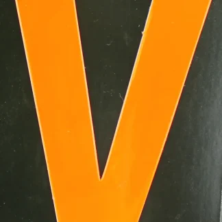Conacord Reflektierender Klebebuchstabe V orange "V"