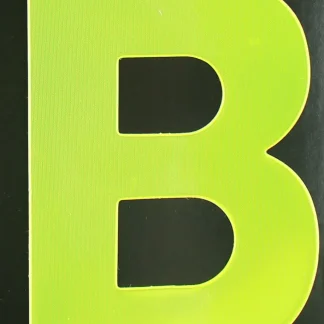 Conacord Reflektierender Klebebuchstabe B gelb "B"