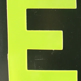 Conacord Reflektierender Klebebuchstabe E gelb "E"