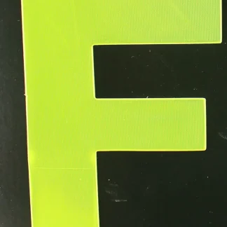 Conacord Reflektierender Klebebuchstabe F gelb "F"