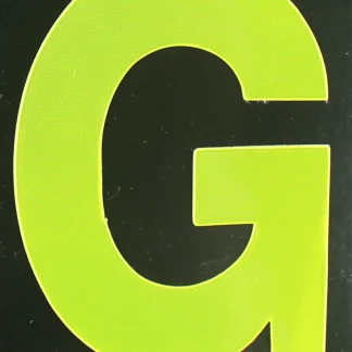 Conacord Reflektierender Klebebuchstabe G gelb "G"