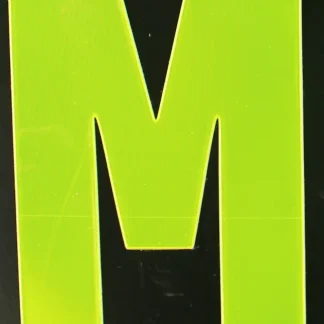Conacord Reflektierender Klebebuchstabe M gelb "M"