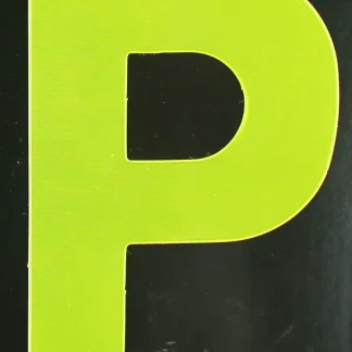 Conacord Reflektierender Klebebuchstabe P gelb "P"