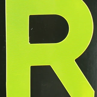 Conacord Reflektierender Klebebuchstabe R gelb "R"
