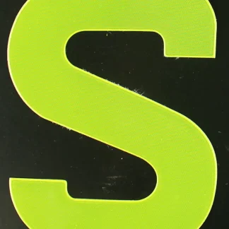Conacord Reflektierender Klebebuchstabe S gelb "S"