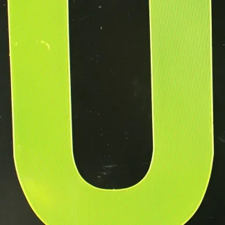 Conacord Reflektierender Klebebuchstabe U gelb "U"
