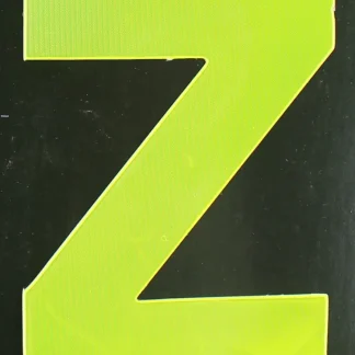 Conacord Reflektierender Klebebuchstabe Z gelb "Z"