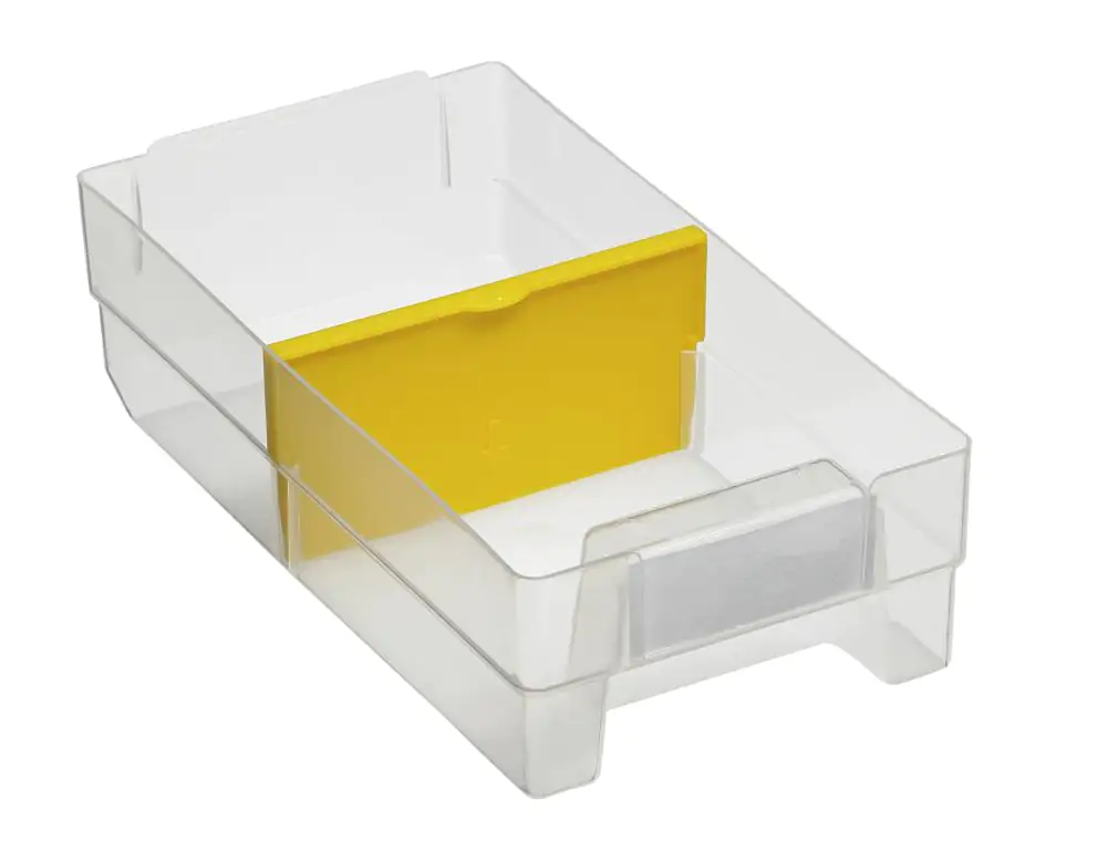 Allit Quertrennsteg gelb 10 Stück für Schublade VarioPlus Extra A3