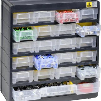 Allit Kleinteilemagazin PP PS VarioPlus Basic 32 21 Schubladen 11 Trenner