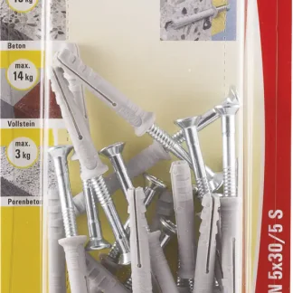 Fischer Nageldübel N 5.0 x 30 mm - 20 Stück