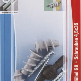 Fischer Gipskartondübel GK S 22 mm - 5 Stück