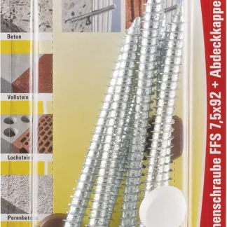Fischer Fensterrahmenschrauben 7.5 x 92 mm TX 30 - 6 Stk.