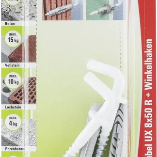 Fischer Universaldübel-Set UX 8.0 x 50 mm - 2 Stück