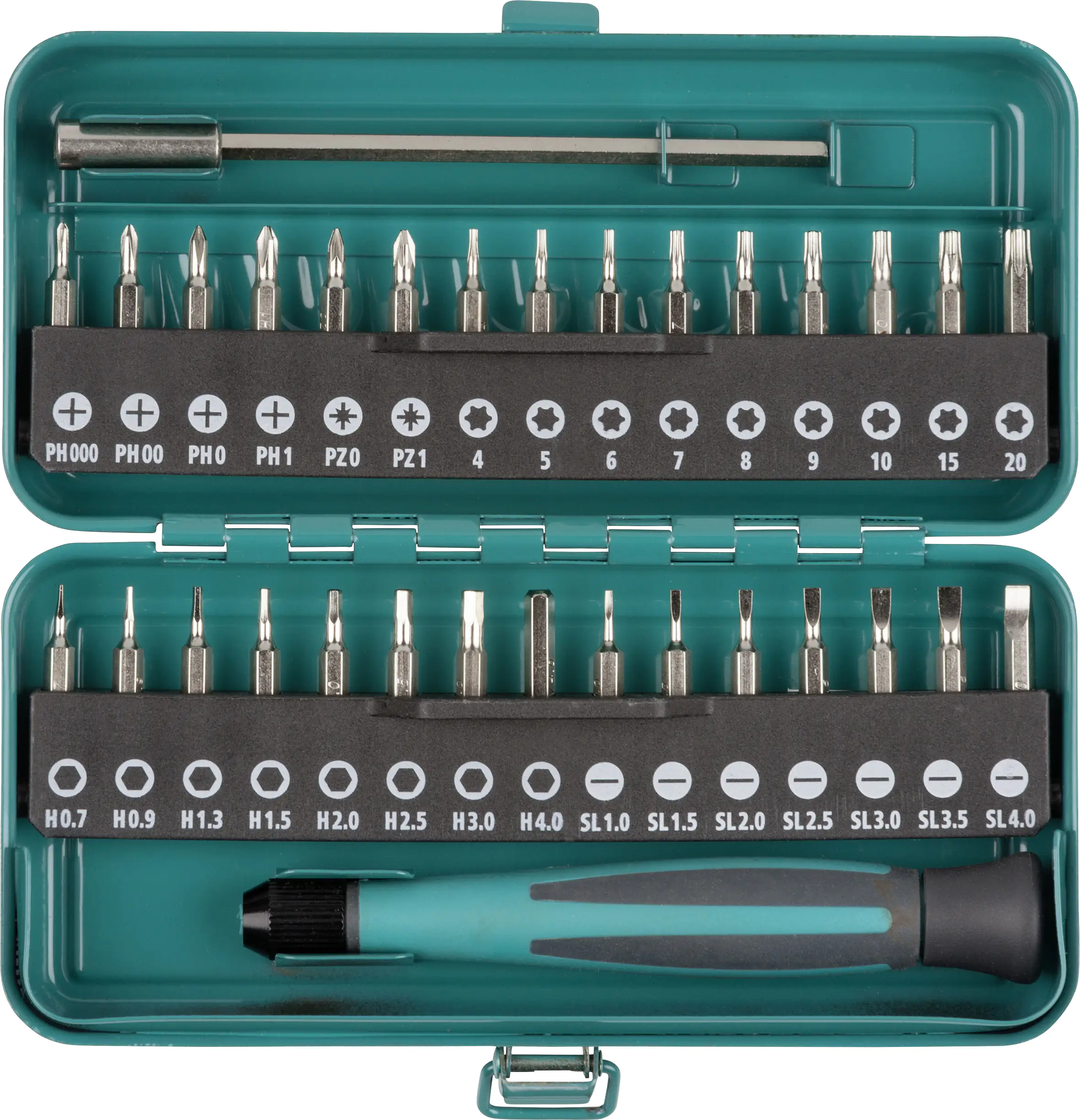 Wolfcraft Hbit-Set Micro 32-teilig