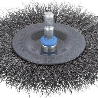 Wolfcraft Scheibendrahtbürste Ø 100 x 10 mm Schaft 6 mm