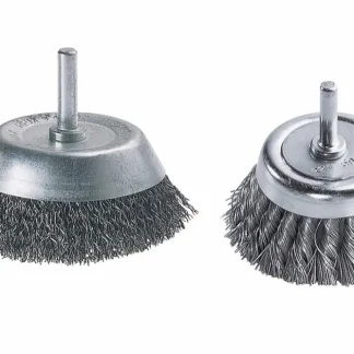 Wolfcraft Topfdrahtbürste Ø 80 mm Schaft Ø 6 mm für Bohrmaschine