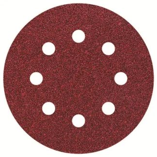 Wolfcraft Haftschleifscheibe K40 Ø 115 mm Korund 5 Stück