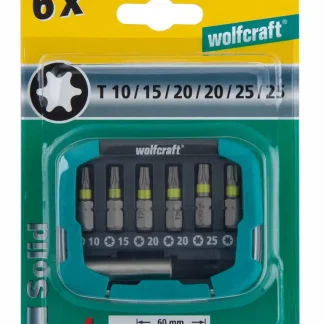 Wolfcraft Bit-Set TX 7-teilig