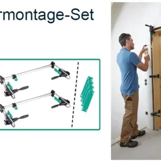 Wolfcraft Türfuttermontage-Set Pro 60 - 100 cm 8-teilig