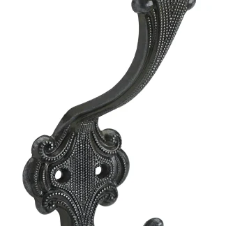 Hettich Hut- & Mantelhaken 14,5 x 5,8 x 7 cm  brüniert silber - 1 Stück