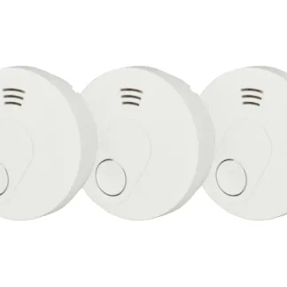 Rauchwarnmelder 3er Pack bis zu 10 Jahre Batterielaufzeit, VDS-geprüft