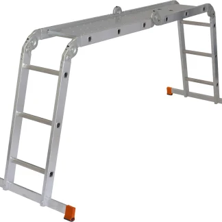 Krause Aluminium-Sprossen-Gelenkleiter CORDA Globus 4,40 m