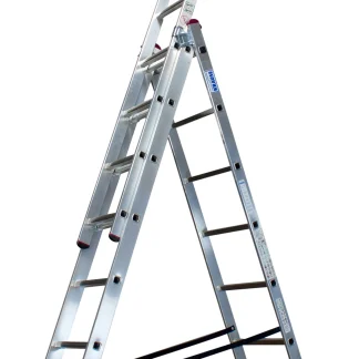 Krause Aluminium-Vielzweckleiter CORDA mit Treppenfunktion 5,40 m