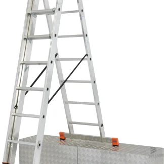 Krause Aluminium-Vielzweckleiter MONTO Tribilo mit Treppenfunktion 6,05 m