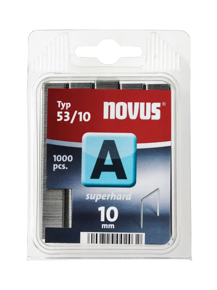 Novus Tackerklammer Typ A 53/10 1000 Stück