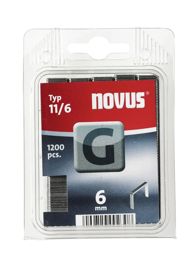 Novus Tackerklammer Typ G 11/6 1200 Stück