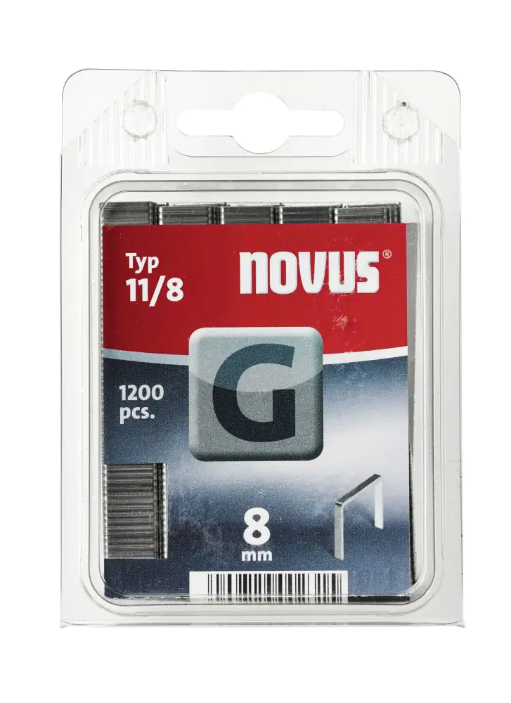 Novus Tackerklammer Typ G 11/8 1200 Stück