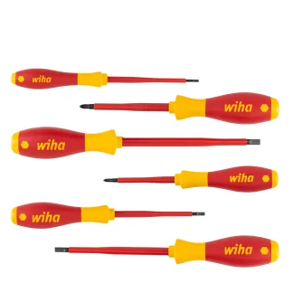 Wiha Schraubendreher Set 6-teilig Elektriker VDE geprüft Profi Schraubenzieher Set
