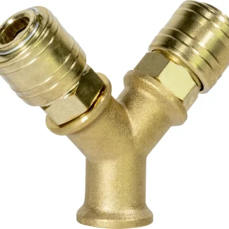 Güde Verteiler 9,35 mm 3/8" Außengewinde 2 Kupplungen