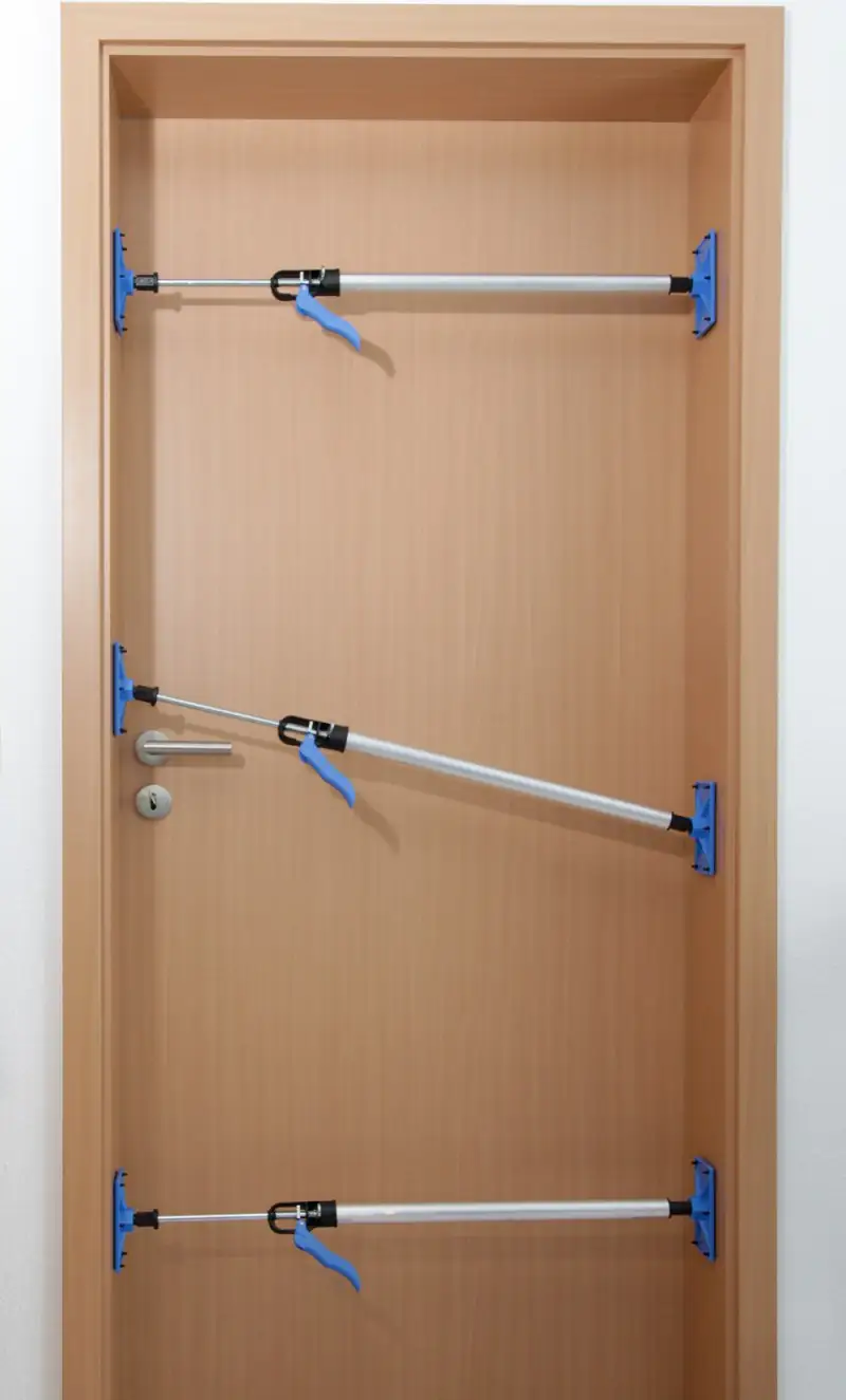 Profi Schnell Türspanner Alu 3er-Set 66 - 99 cm