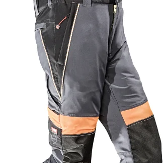 Bullstar Schnittschutz-Hose PROXIMO mit Hosenträger anthrazit/orange
