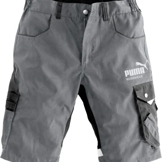 Puma kurze Arbeitshose CHAMP stahlgrau/carbon
