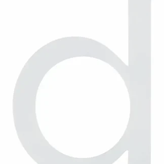 Alpertec Klebebuchstabe "D"