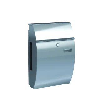 Basi Briefkasten BK1000 Z1 Edelstahl 48 x 32.5 x 15 cm