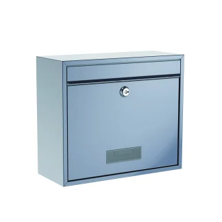 Basi Briefkasten BK 900 silber 31 x 36 x 15 cm